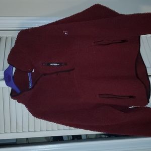 burgundy tommy sweater hoodie .